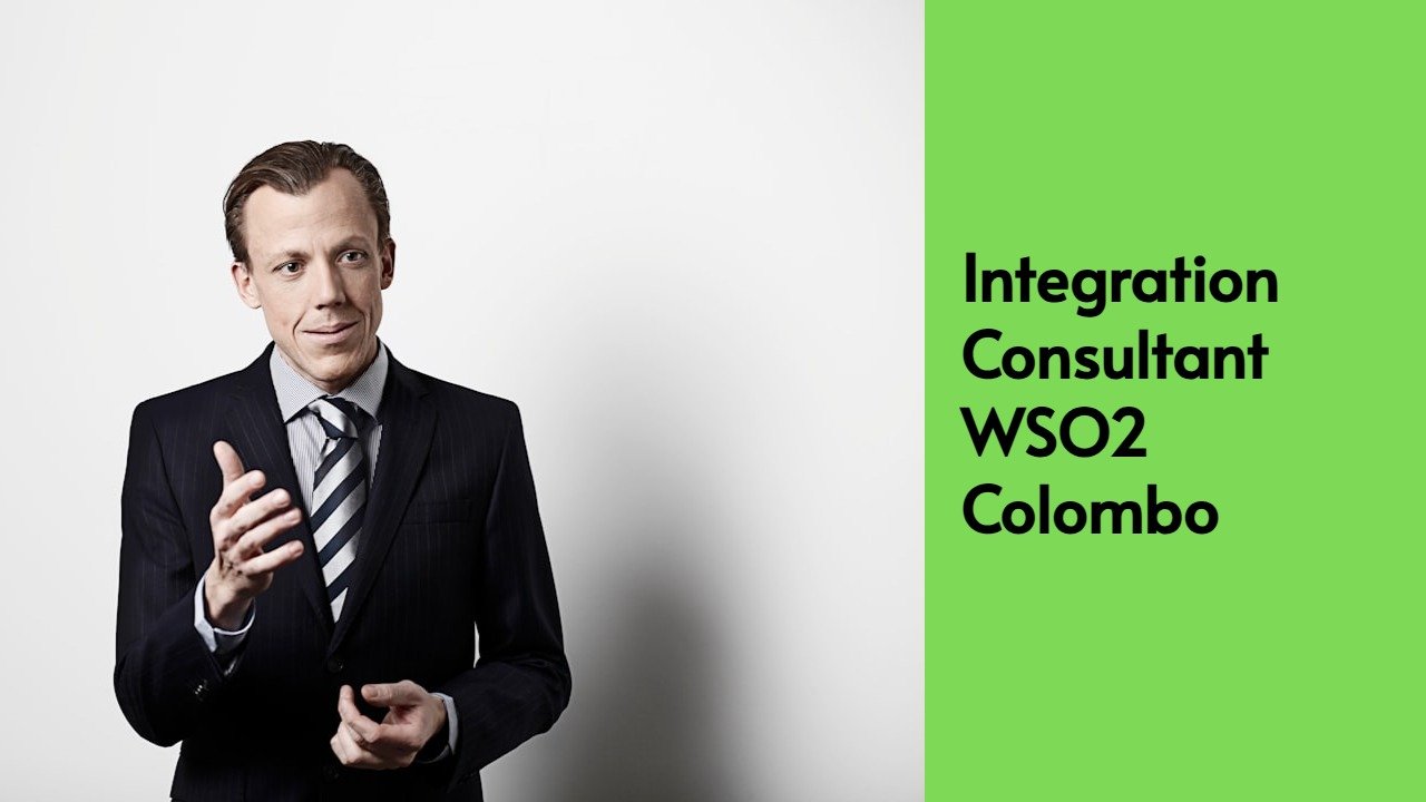 Integration Consultant WSO2 Colombo