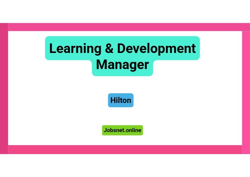 Learning & Development Manager